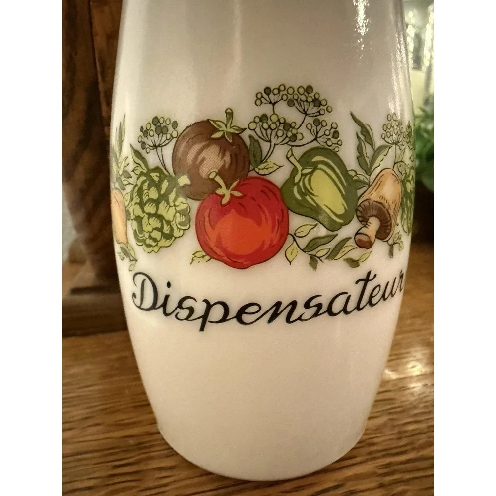 Vintage Westmoreland‎ Milk Glass Vegetable Dispenser Soap Lotion Pump 7